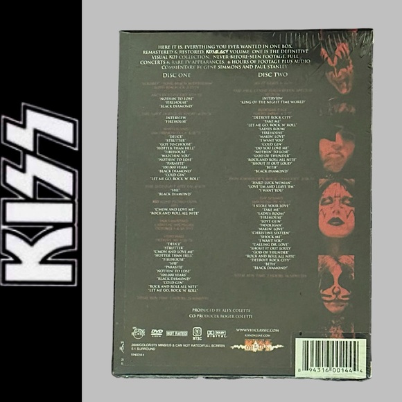 NEW SEALED Kiss Kissology Vol 2. 1978-1991 The Ultimate Collection DVD Bundle - Picture 3 of 8